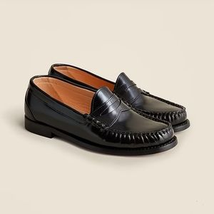 J. Crew Winona penny loafers in spazzolato leather -  7 1/2
